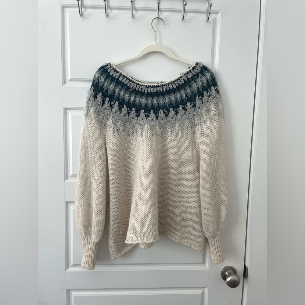 FREE PEOPLE fair Isle sweater